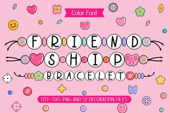 Creative Friendship Bracelet Fonts for Diy Craft Projects