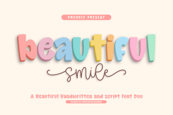 Beautiful Smile Font for Creative and Cheerful Design Projects