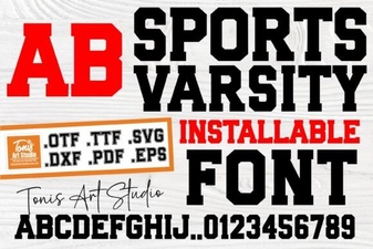 Sports Varsity Font: Bold Designs for Athletic Projects