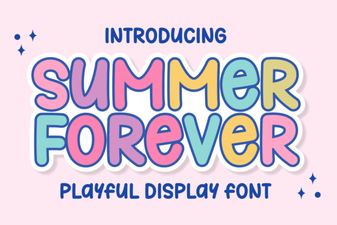 Summer Forever Font: a Vibrant Free Font for Creative Designs