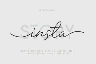 Insta Story Duo Font - Modern Sans Serif for Instagram Stories