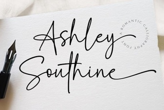 Ashley Southine Font: Elegant Stylish Designs for Every Project