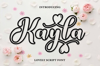 Kayla Outline Font: Clean Modern Typography for Creative Projects