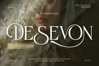 Desevon Font: a Modern Typeface for Creative Projects